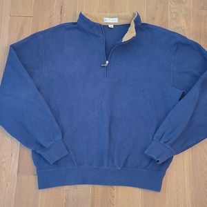 Peter Millar quarter zip pullover sweater medium